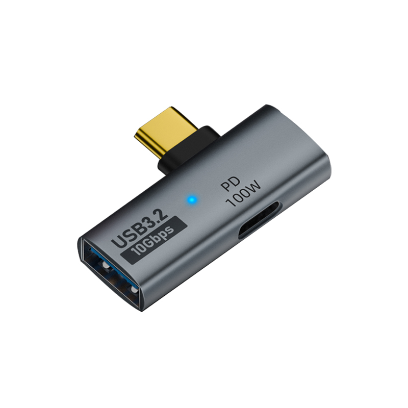 typec接口OTG转接头USB转换器外接U盘扩展USB3.0同时充电PD快充100W适用华为苹果MacBook Pro笔记本iPhone15 - 图0