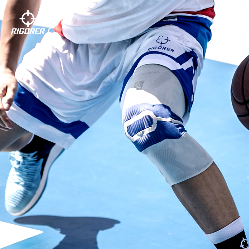 准者男护膝运动篮球装备护腿半月板健身跑步专业深蹲一只膝盖护具 - 图0