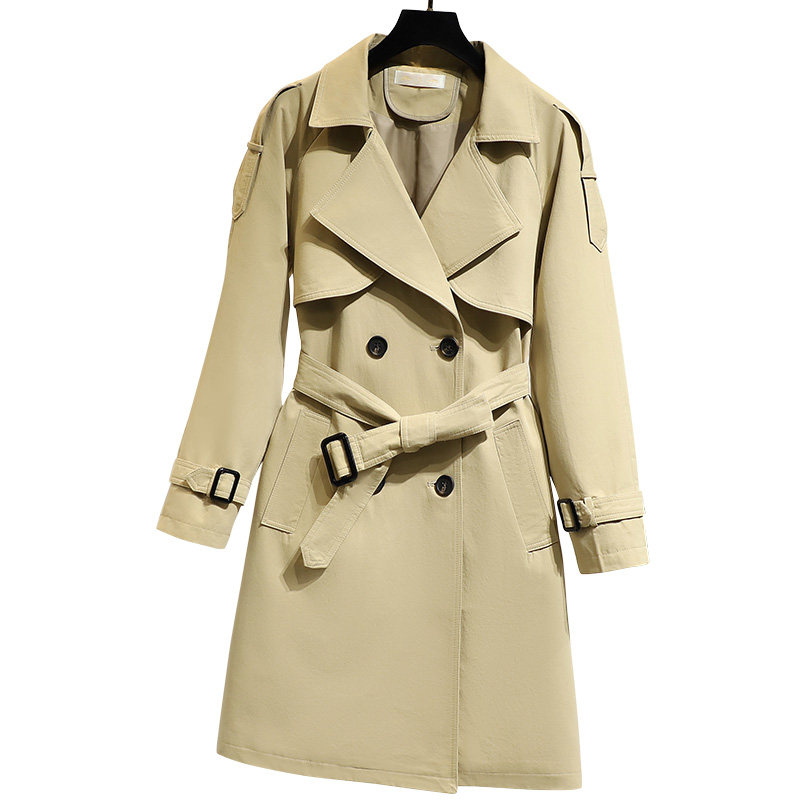 女大衣中长款2020春秋装新款风衣 依希野服饰风衣