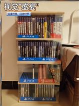 Black Gum Record Containing shelf Disc Containing Cabinet Cd Display Shelf Disc DVD Containing shelf Gaming CD finishing rack