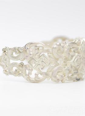 正品手手工纯银个性子民族风男女款情人镯节礼物送女友银送妈妈蒙