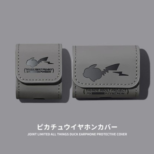 Suitable for shui yue yu space odyssey headphone protective case true wireless shui yue yu space odyssey 2 high-quality bluetooth headset protective case soft shell headphone protective cover conjoined pikachu leather case