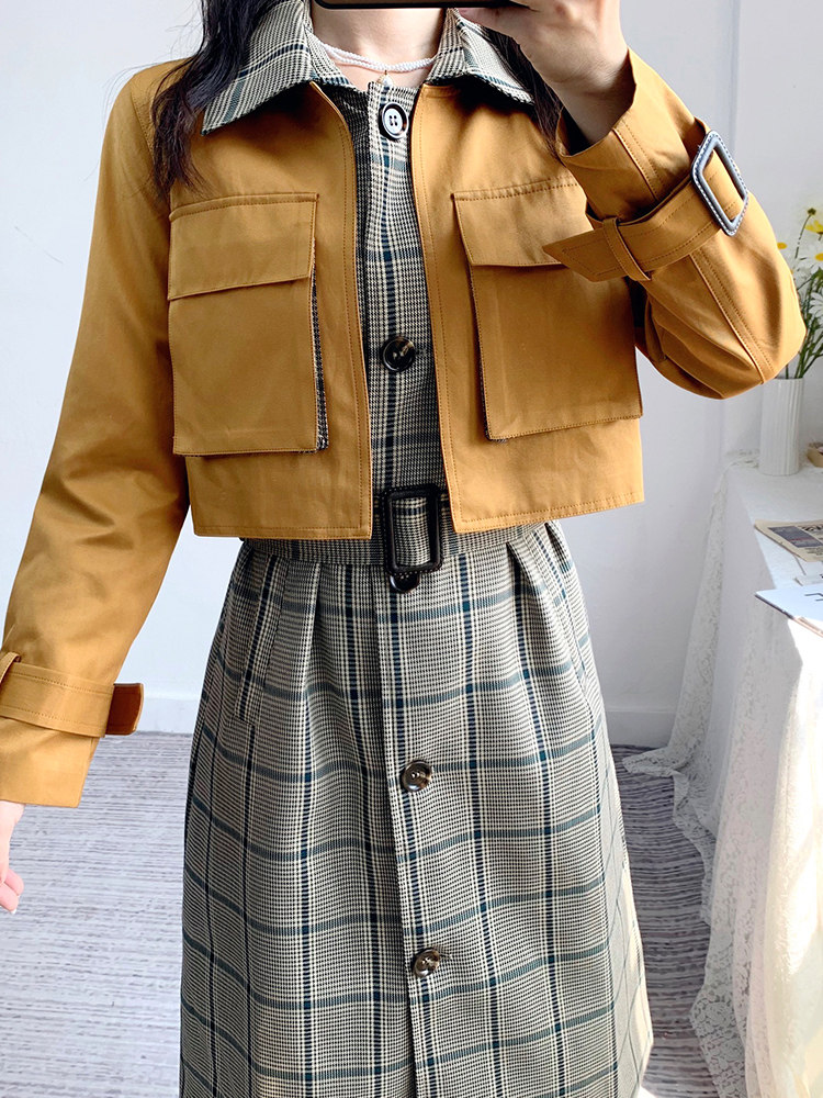 慕衣思小西装2020秋新款韩版风衣 慕衣思风衣