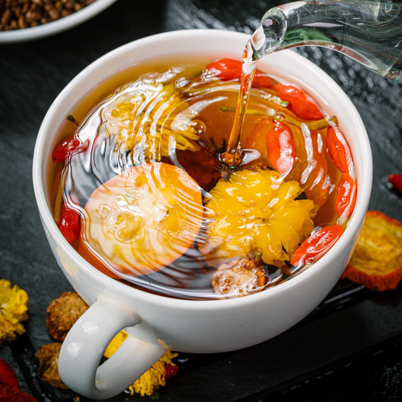 菊花枸杞牛蒡根益肝熬夜包决明子茶 梦芝方滋补养生代用/花草茶