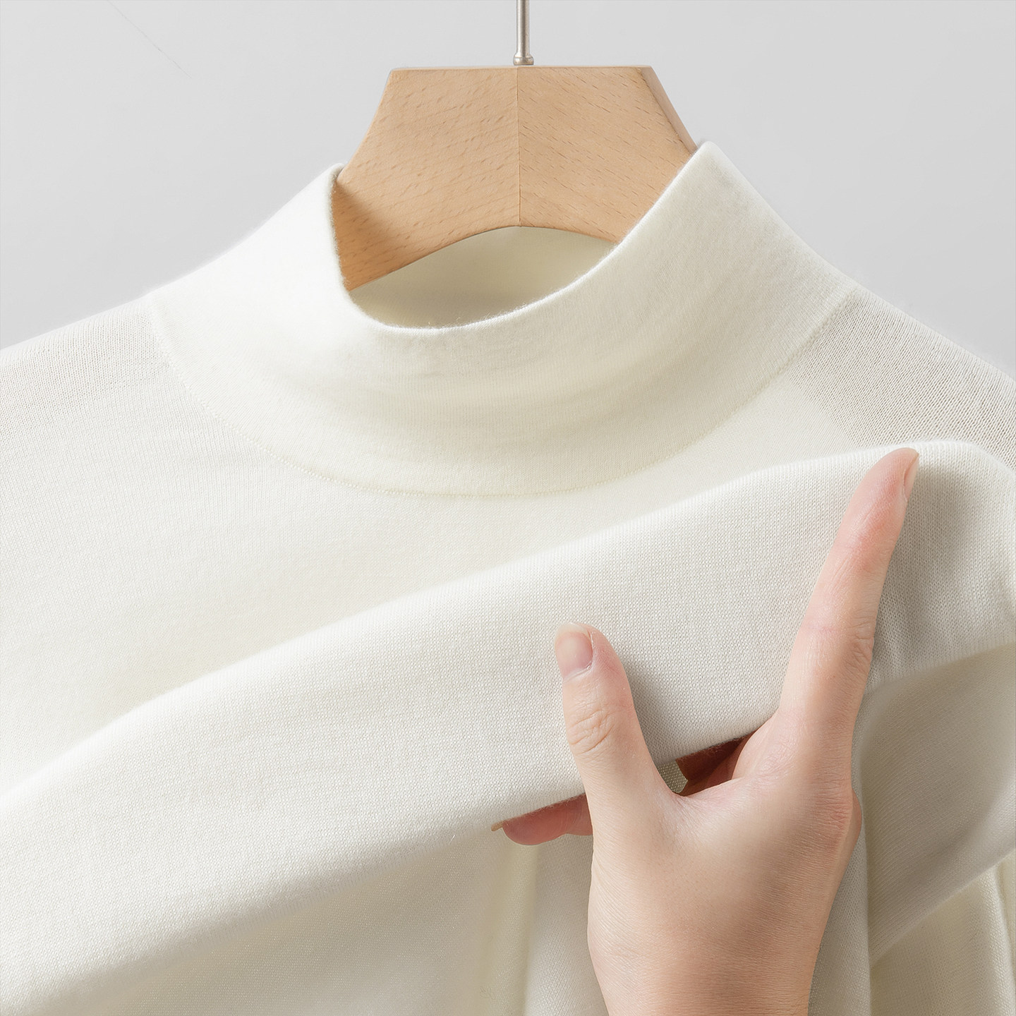 半高领精纺100%纯山羊绒衫男秋冬针织男士羊绒打底衫薄款高领毛衣,淘宝优惠券,粉丝福利购,淘宝优惠卷