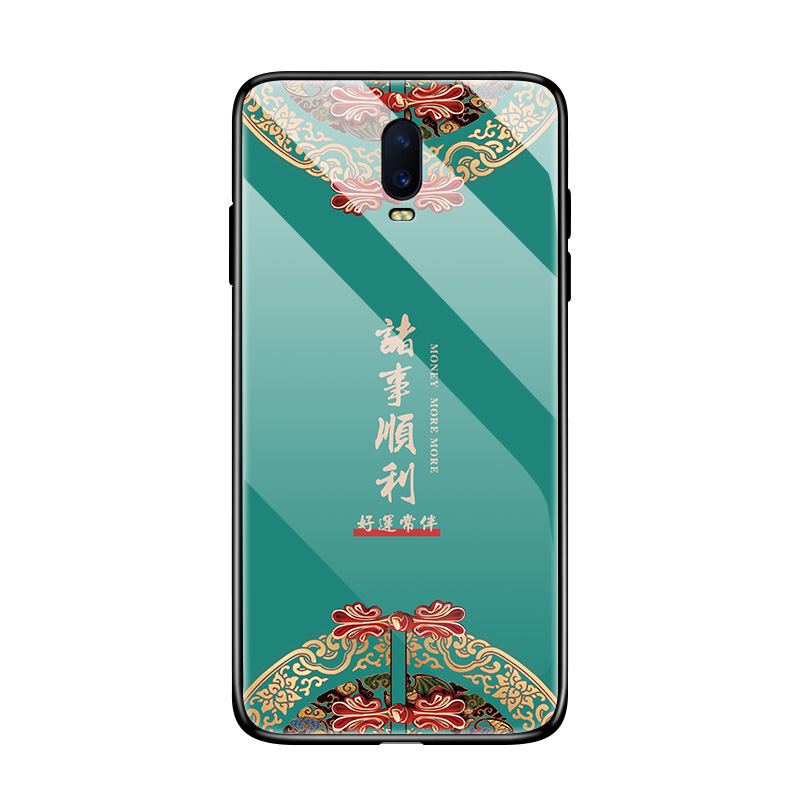 oppoR17手机壳oppo R17pro玻璃保护套oppr全包防摔PBEMOO硅胶软边硬壳por网红opopr男opoor女0PP0国潮oopor新 - 图3