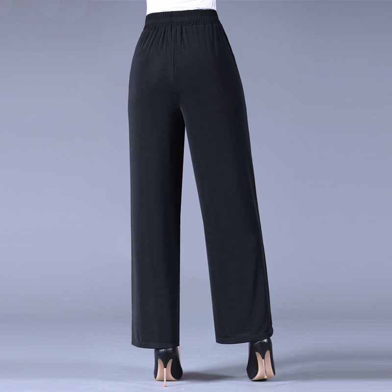 2020夏季新品中老年女装休闲长裤子 欧泡沫中老年女装