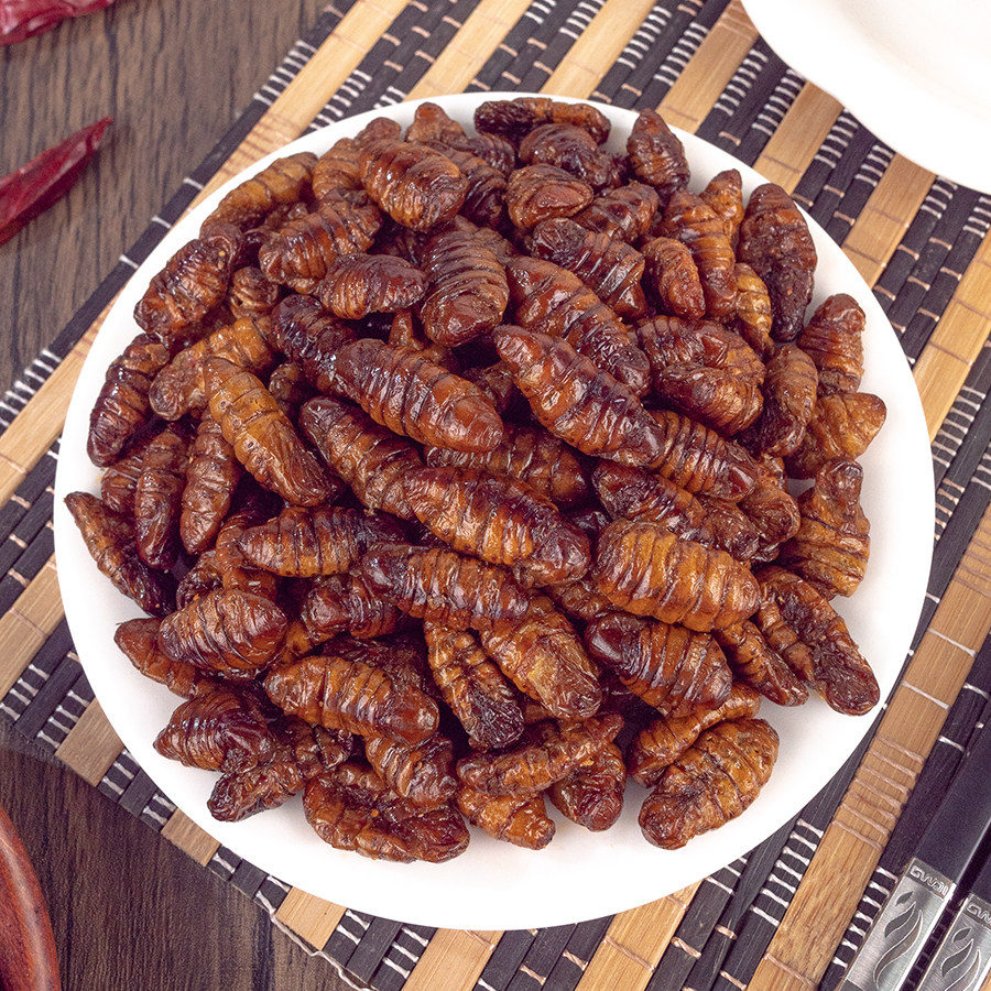 郯小谷山东特产香酥蚕蛹高蛋白营养丰富美味下酒菜,淘宝优惠券,粉丝福利购,淘宝优惠卷