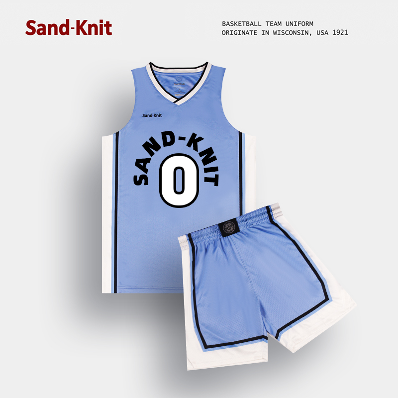 sandknit/森耐特美式篮球服套装男女定制团队比赛队服印字学生