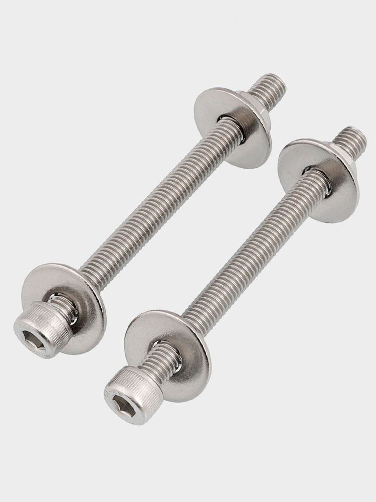 柏茵美m6m8m10m12 304不锈钢内六角穿墙螺丝长螺栓对穿丝杆*50x10