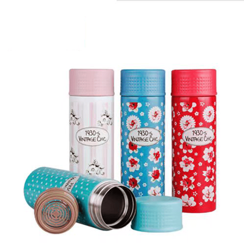 乐扣乐扣保温杯女士便携小容量花园330ml不锈钢茶水杯子学生可爱,淘宝优惠券,粉丝福利购,淘宝优惠卷