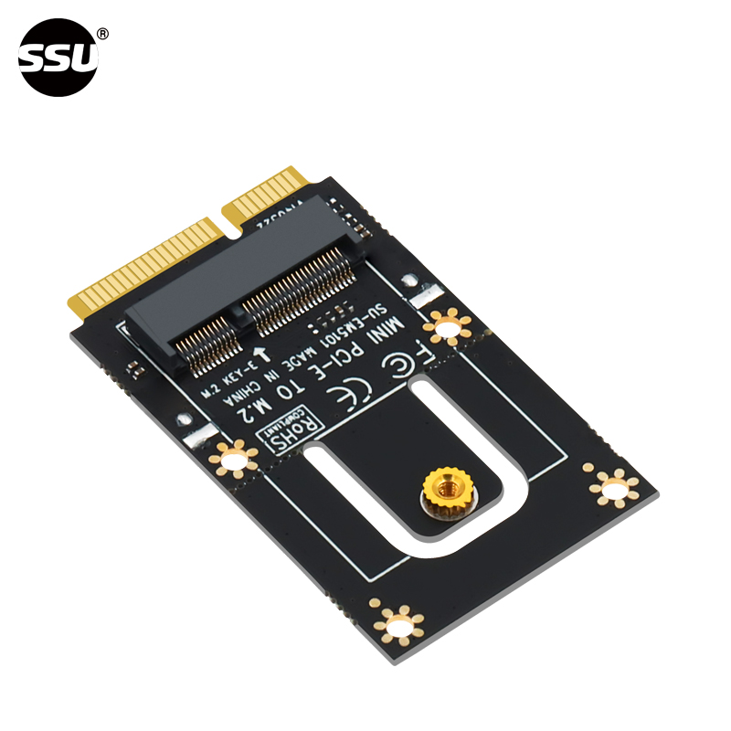 SSU  MINI PCIE转M.2无线网卡模块转接卡NGFF转MINI PCI-E扩展卡 - 图0