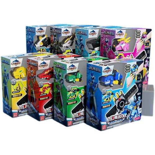 正版迷你特工队裂变手表召唤器超级恐龙力量机甲变身器六一礼物 - 图3