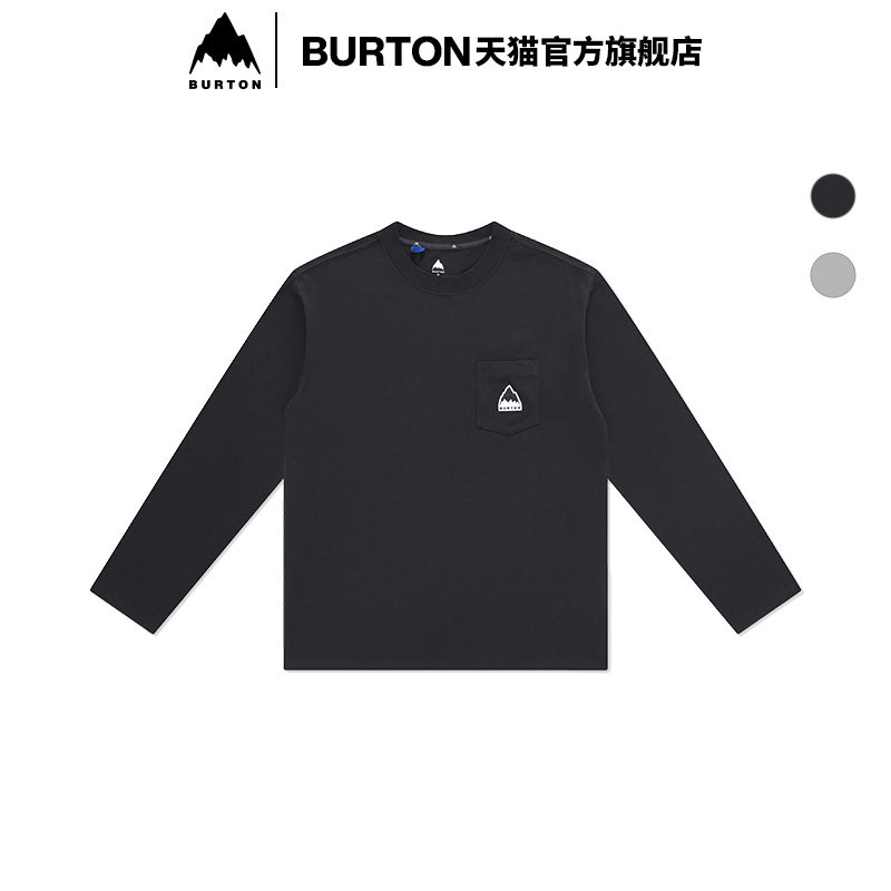 BURTON伯顿春夏户外系列新品男女BAISC长袖T恤休闲圆领上衣925225,淘宝优惠券,粉丝福利购,淘宝优惠卷