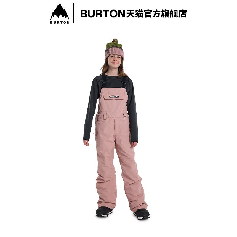 BURTON伯顿儿童23-24雪季新品SKYLAR背带滑雪裤保暖单板171501-图0