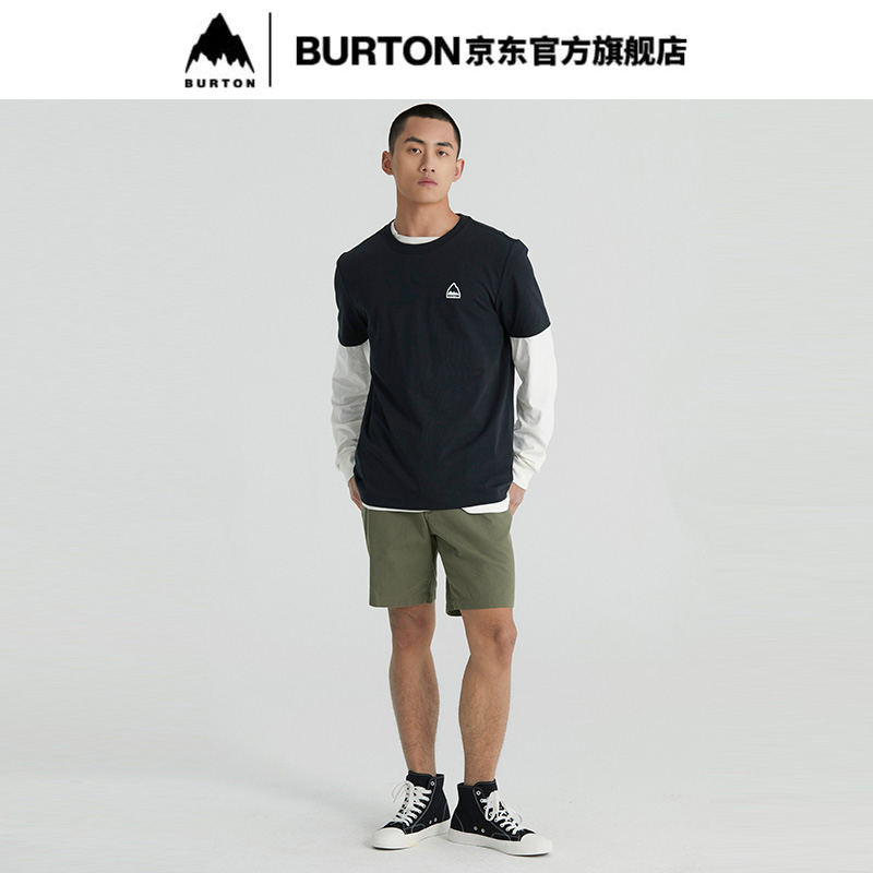 BURTON伯顿官方男女同款BADGE短袖T恤LOGO经典圆领休闲T恤111219 - 图3