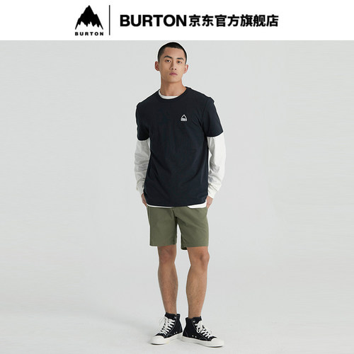 BURTON伯顿官方男女同款BADGE短袖T恤LOGO经典圆领休闲T恤111219 - 图3