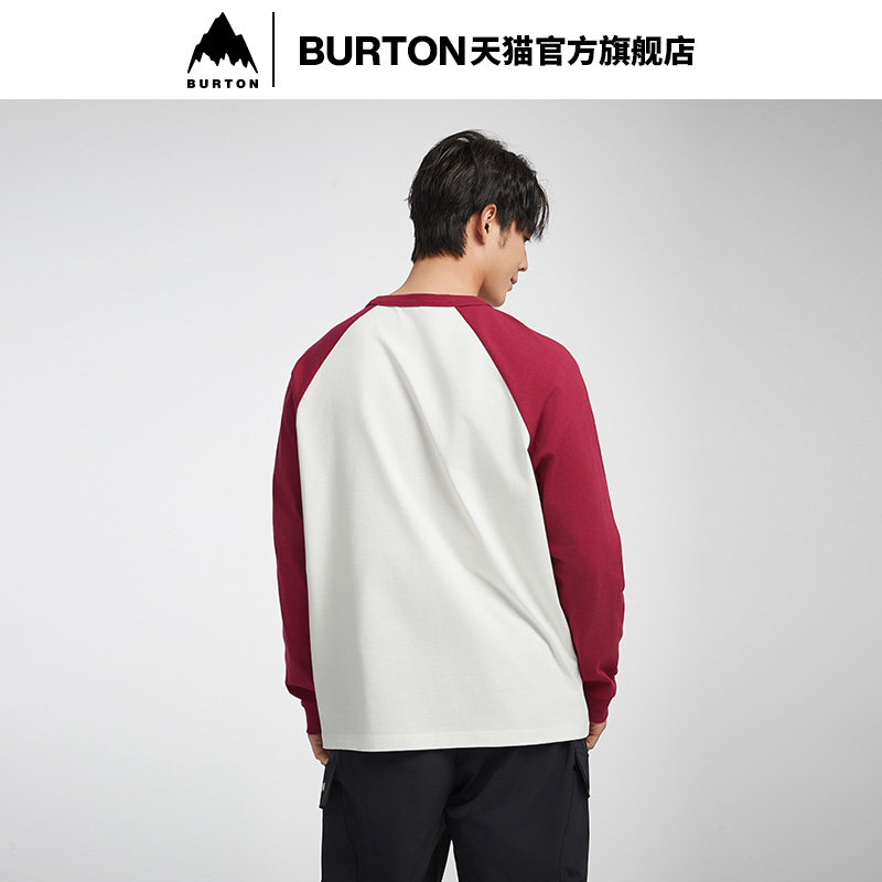 BURTON伯顿春夏户外系列新品男女 ADFJ SLOGAN长袖T恤宽松925236,淘宝优惠券,粉丝福利购,淘宝优惠卷