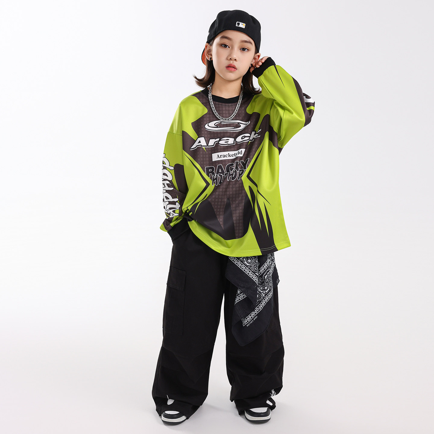 哈尼酷hiphop街舞儿童潮服套装女孩炸街嘻哈童装潮牌街舞服装男童,淘宝优惠券,粉丝福利购,淘宝优惠卷