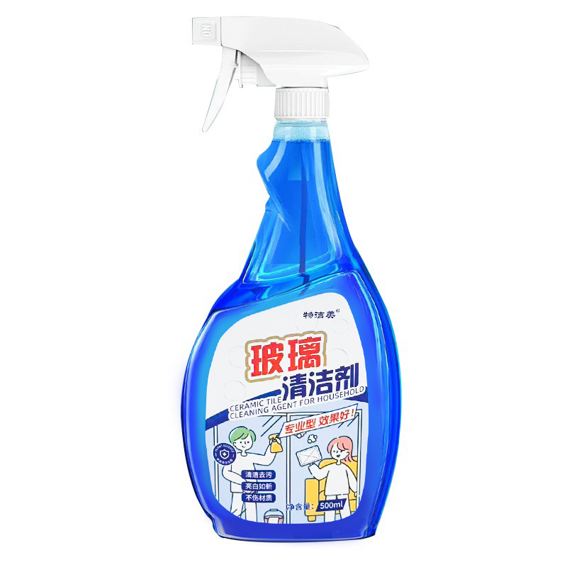 玻璃清洁剂家用擦窗保洁专用强力去污除垢浴室水渍镜子窗户清洁水 - 图3