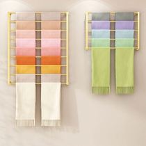 Silk Towel Shelf Show Rack Multifunctional Upper Wall Scarf Rack Multilayer Trousers Containing Shelf Shawl Fabric Sample Shelf