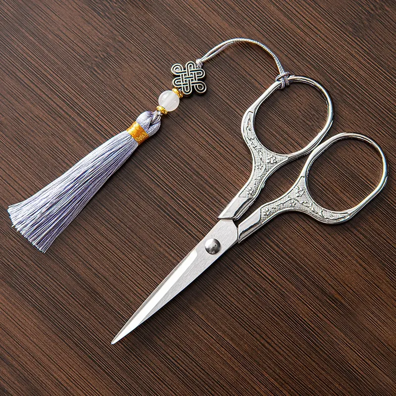 梅花茶叶剪复古茶艺剪刀不锈钢茶剪刀简约小泡泡袋茶道剪子茶配件,淘宝优惠券,粉丝福利购,淘宝优惠卷