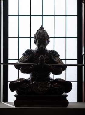 久造陶瓷大号禅意孙悟空装饰摆件