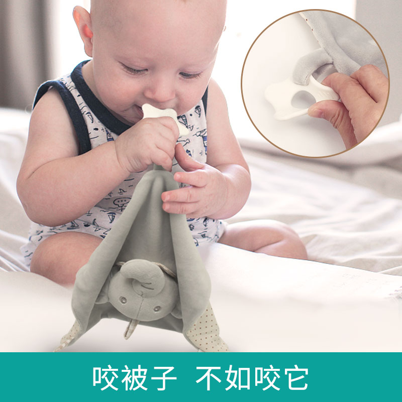手抓玩具宝宝3个月0-1岁可咬牙胶 华中亿母婴摇铃