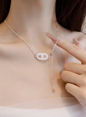 恋约猪鼻子项链女轻奢小众毛衣链