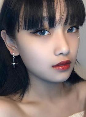 小众设计感十字架串珠夸张锁骨链