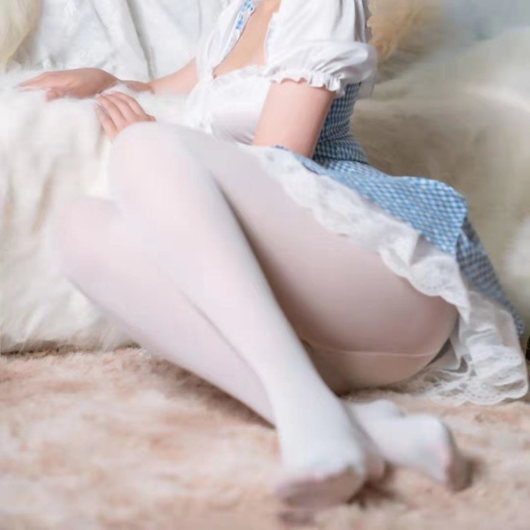 170-185CM高个加长白色连裤袜伪娘cos女装大佬男女通用护士白丝袜,淘宝优惠券,粉丝福利购,淘宝优惠卷