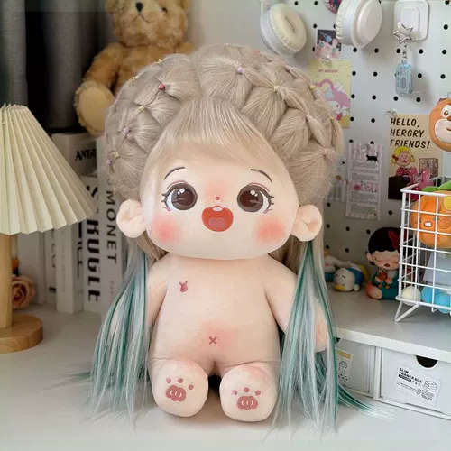 Оригинальная хлопковая плюшевая кукла, 40см