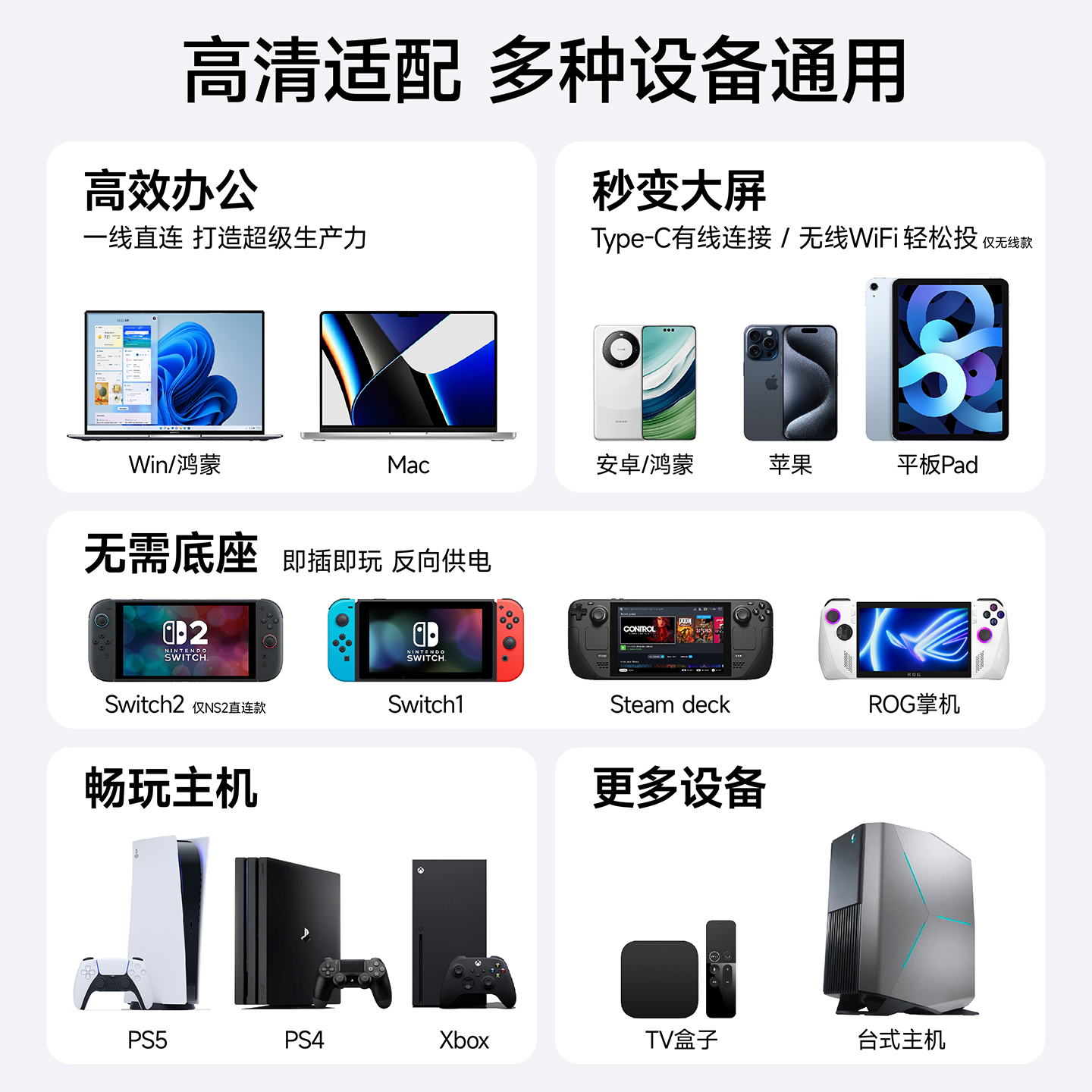 CFORCE 18英寸MiniLED触控144Hz便携显示器switch2手机笔记本副屏 - 图1