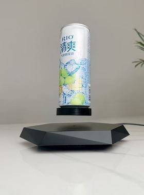 磁悬浮广告展示台 创意广告摆件可承400g 黑科技公仔手办展示台