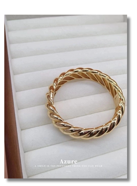 复古麻花手镯女时尚个性简约百搭高级感轻奢小众秋冬氛围感配饰
