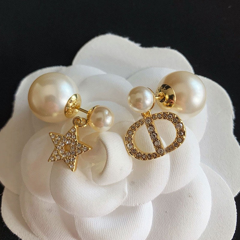 奥米迪奥星星字母不对称2021年耳钉 aomidior耳环