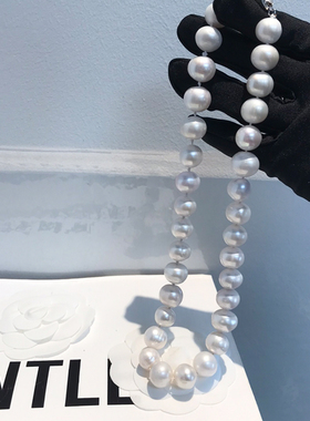 江疏影同款式珍珠天然淡水珍珠项链女串链锁骨博主女明星名媛必备