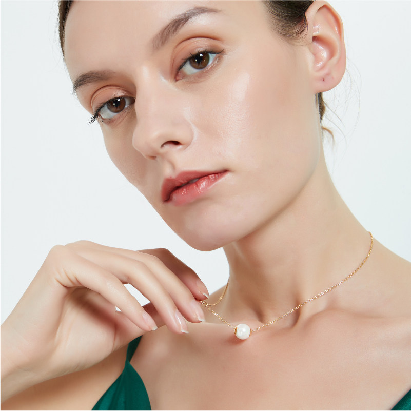 奥米迪奥女简约日韩时尚吊坠锁骨链 aomidior项链