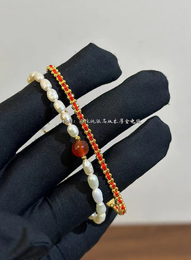 奥米迪奥本命年红绳转运珠手链