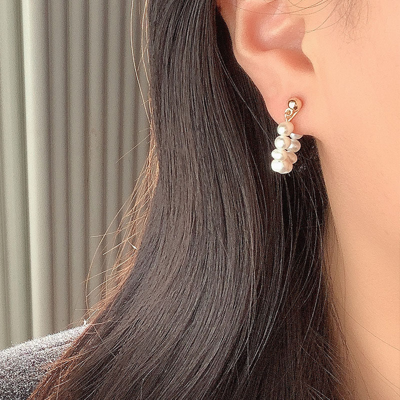 奥米迪奥珍珠蚊香盘耳夹2022年串珠 aomidior耳夹