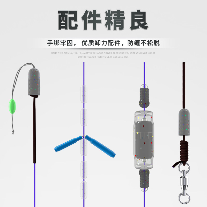 进口大物线组绑好套装全套成品青鲟巨物线组超强拉力钓鱼线主线组_虎窝淘