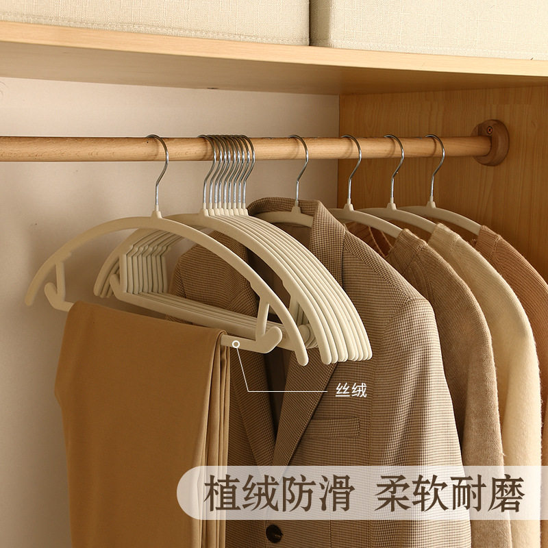 植绒衣架整理师专用衣柜晒衣服架子吊带凉衣架宿舍防滑无痕衣撑子,淘宝优惠券,粉丝福利购,淘宝优惠卷