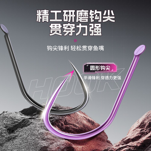 贾东普旗舰店鱼钩狼族鲤散装新关东金袖钓鱼钩进口鱼勾鲫鱼钩渔钩 - 图0