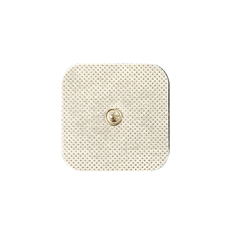 Button type physiotherapy massage patch electrode pad