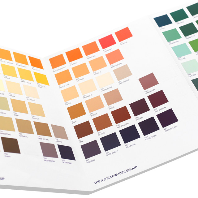 Australian standard color card AS2700 color card