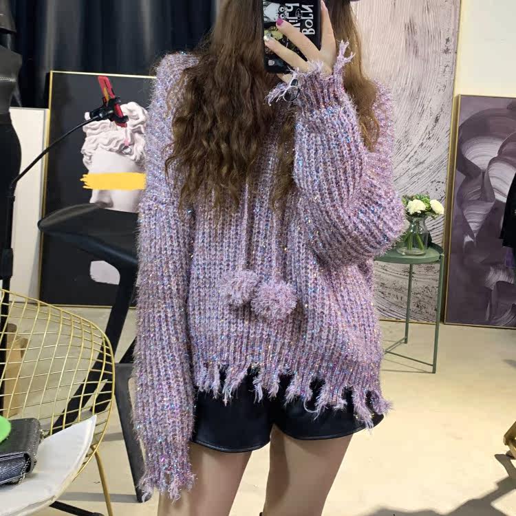 jomi lifechic女神亮丝韩女针织衫 jomilife毛针织衫