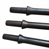 Wind Pick Drill with Tip Flat Head Iron Chisel Wind Rod Head Chisel Wind Pick Head Breaking Pile Gas Pick Drills Wind Pick and Wind Pick