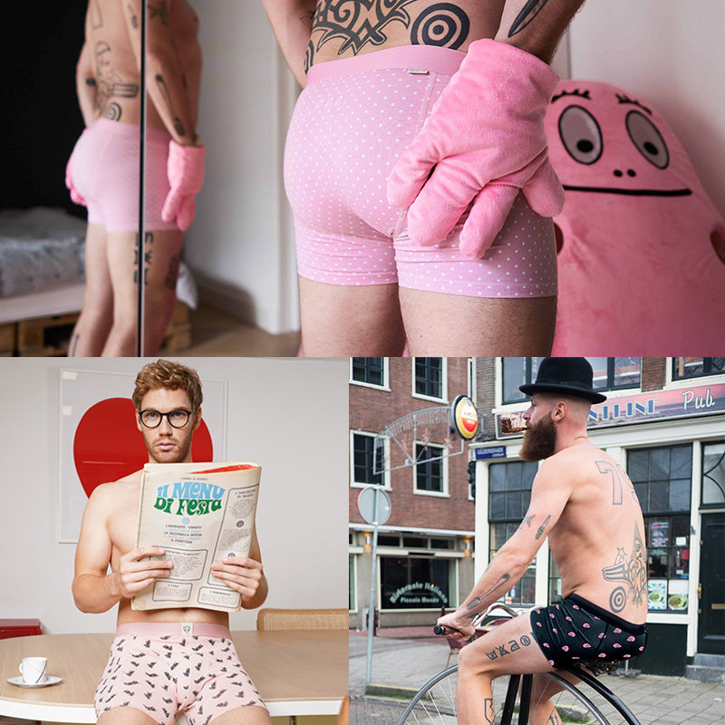 【猛男粉限定】adam荷兰潮牌男士内裤 adamunderwear男平角内裤