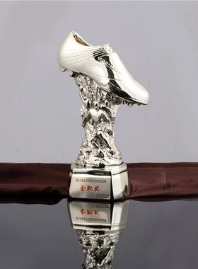 树脂运动用品系列 电镀金足球比赛奖杯 金靴奖摆件礼品 奖杯厂家