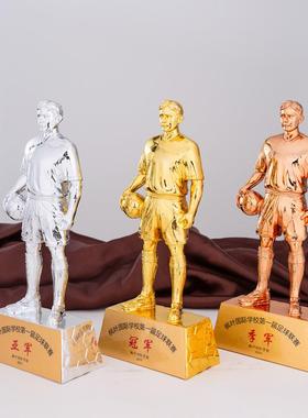 足球比赛MVP树脂奖杯 颁奖球迷用品 优秀球员前锋纪念品印字